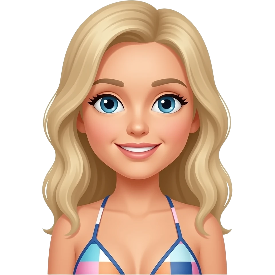 Bikini Girl Tanning emoji