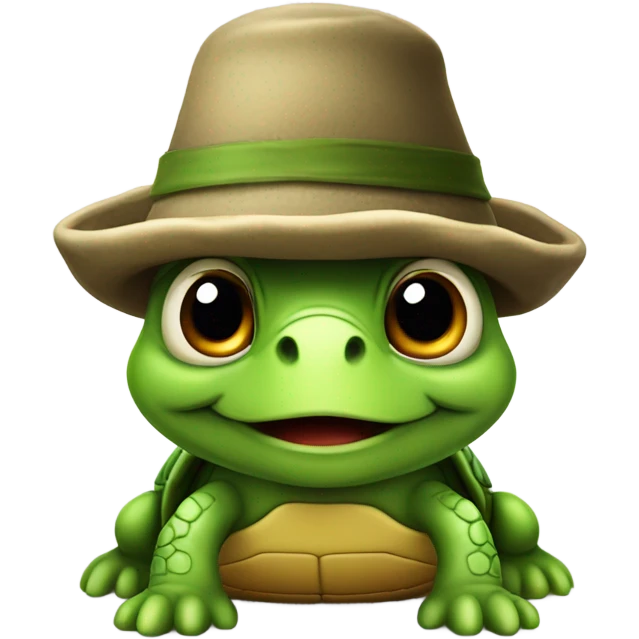 turtle that has a pointy hat  emoji