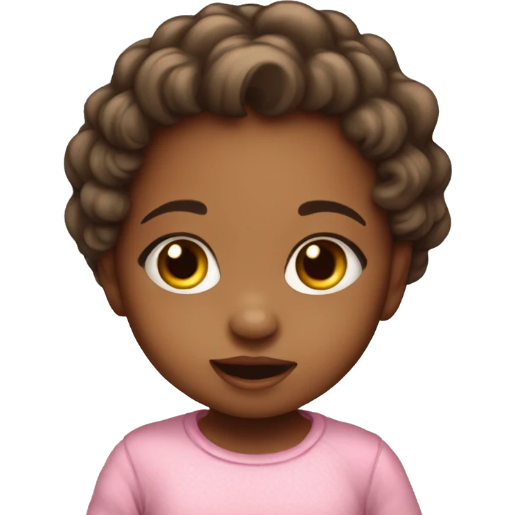 Cute baby girl emoji