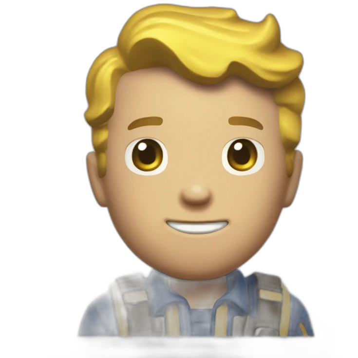 Vault boy fallout 76 bubble head emoji