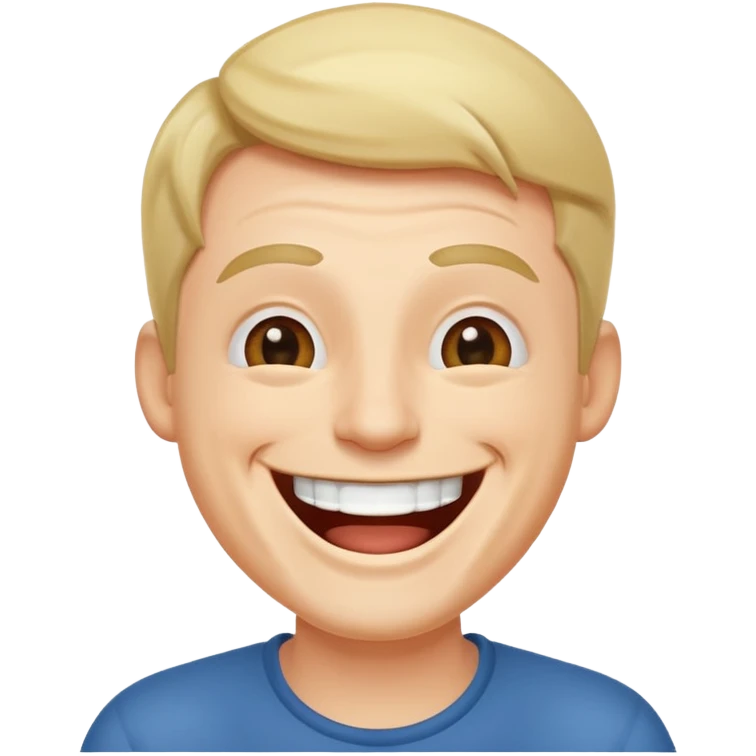 مردی که ههههههه میکند emoji