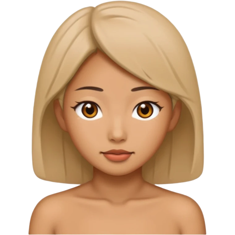 Голая японка  emoji