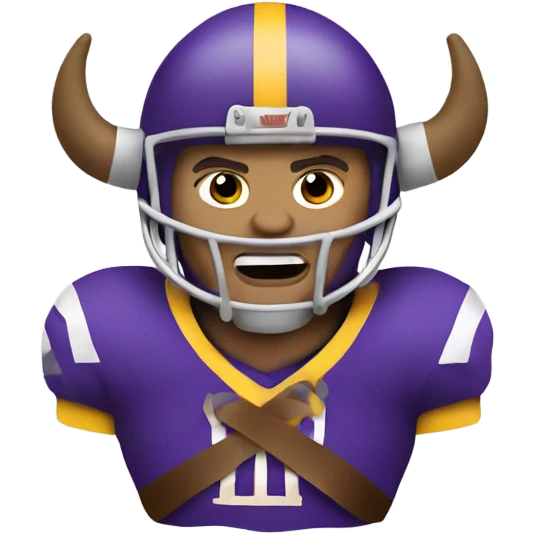 Viking football  emoji