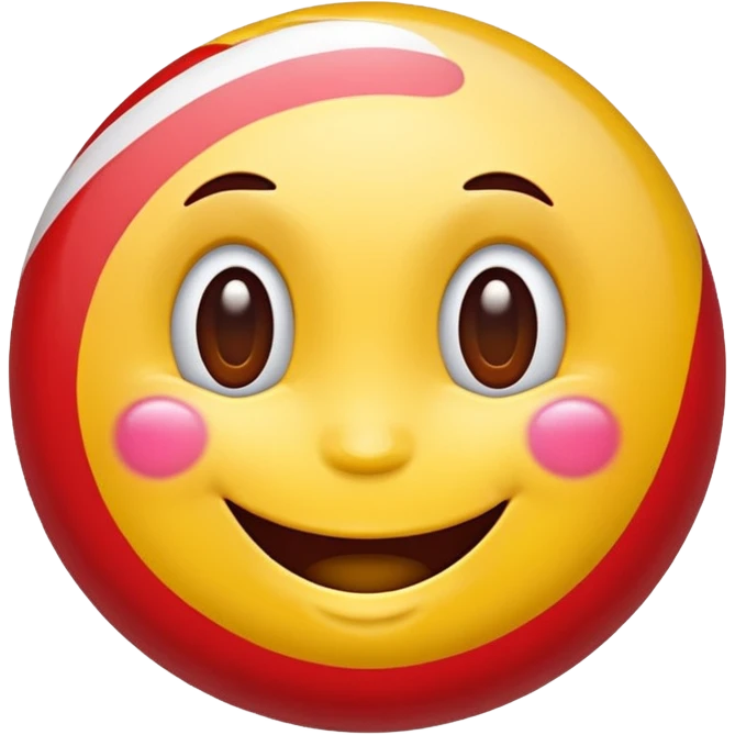 smiling candy emoji