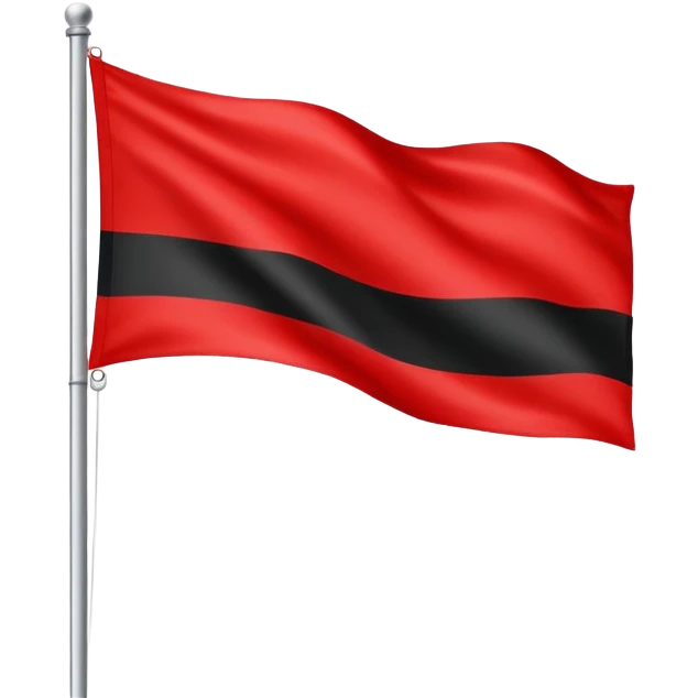 Flagge schwarz weiß rot emoji