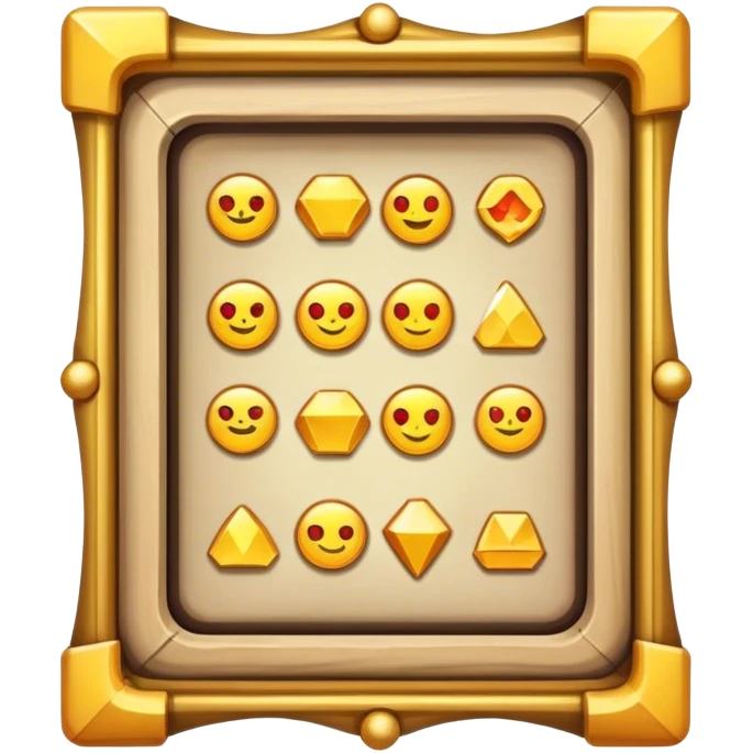 modern treasure, casual game, mobile game emoji