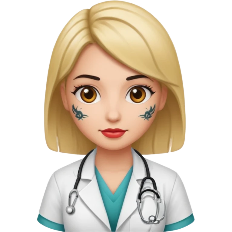 tattooed doctor girl emoji