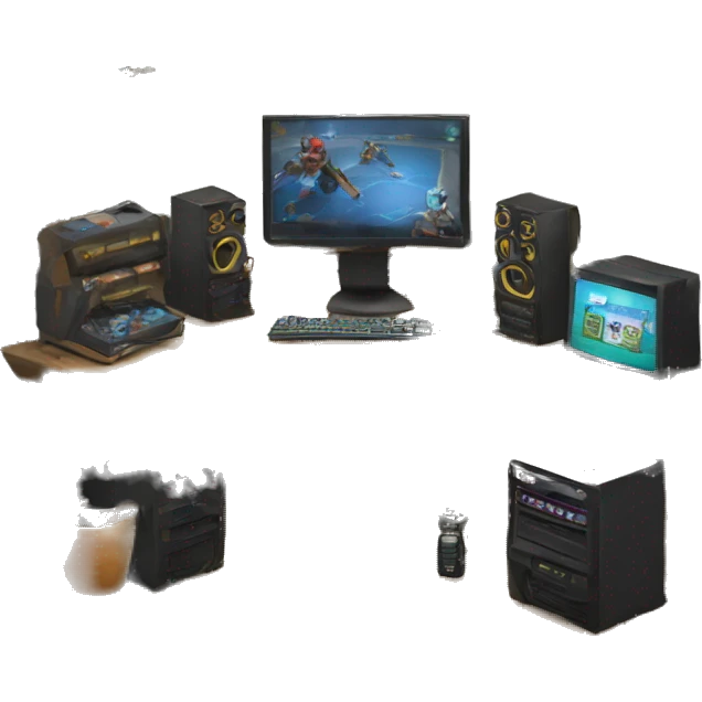 Gaming setup emoji