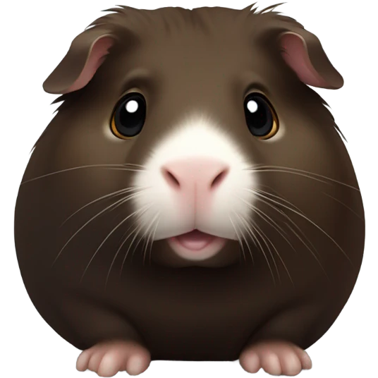 dark brown Guinea pig emoji