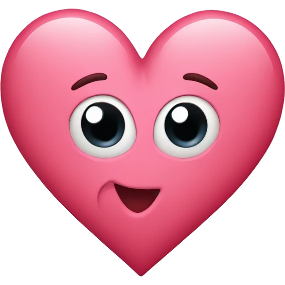 a big heart with small hearts around it emoji