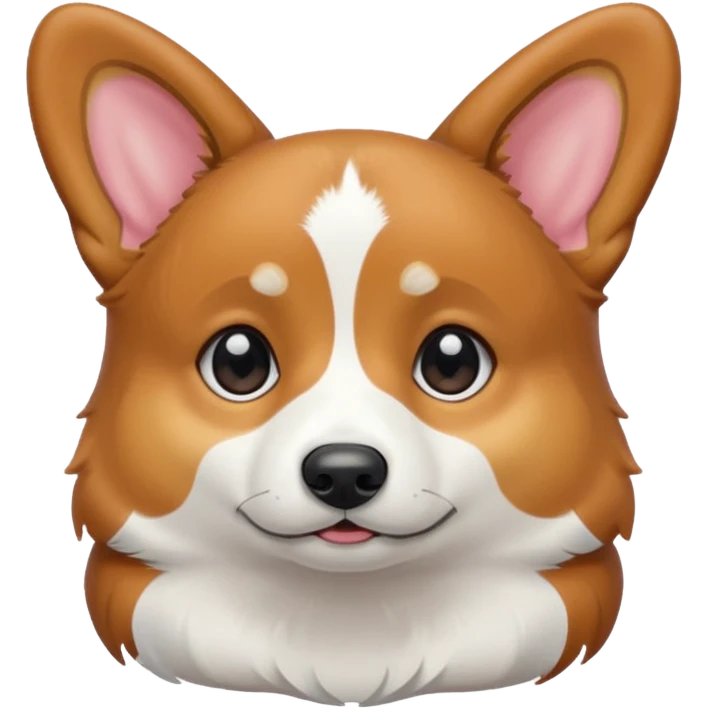 black tricolor corgi with no tail full of tears emoji