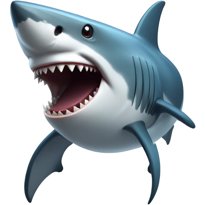 Shark fighting  emoji