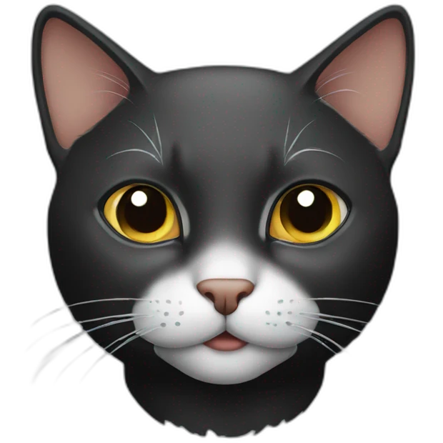 Cat black emoji