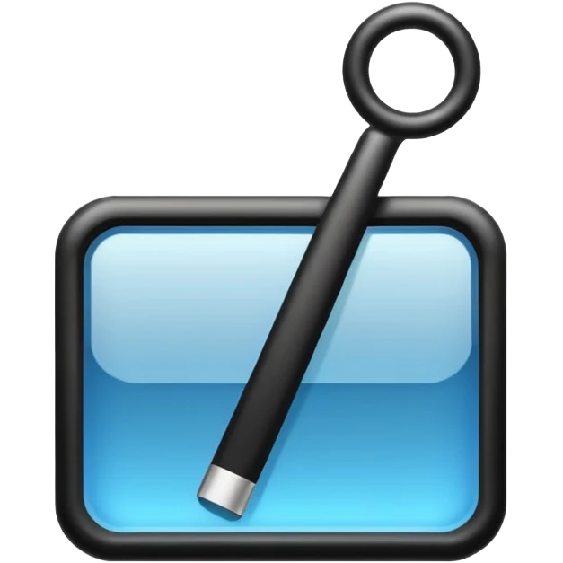 search bar in black emoji