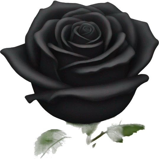 Black rose emoji