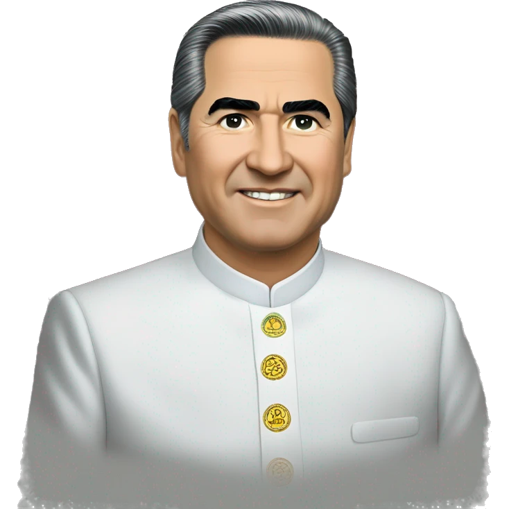 Gurbanguly Berdimuhamedow president Turkmenistan emoji