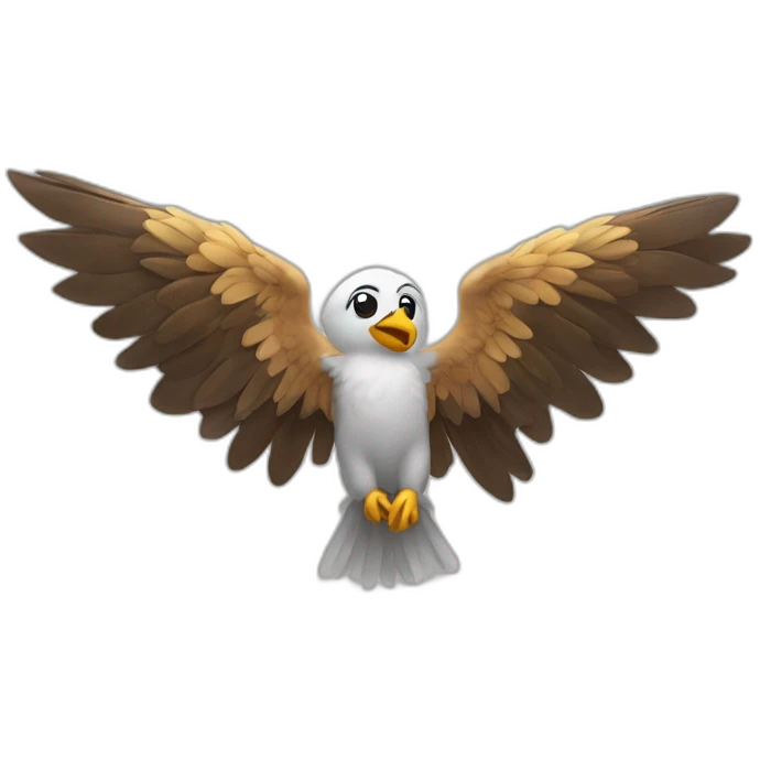 Un caca avec des ailes emoji