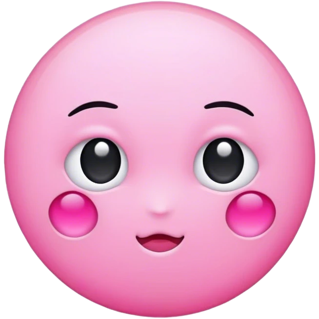 Aesthetic pink emoji