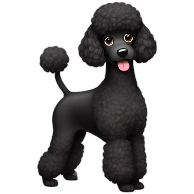 Black-poodle emoji