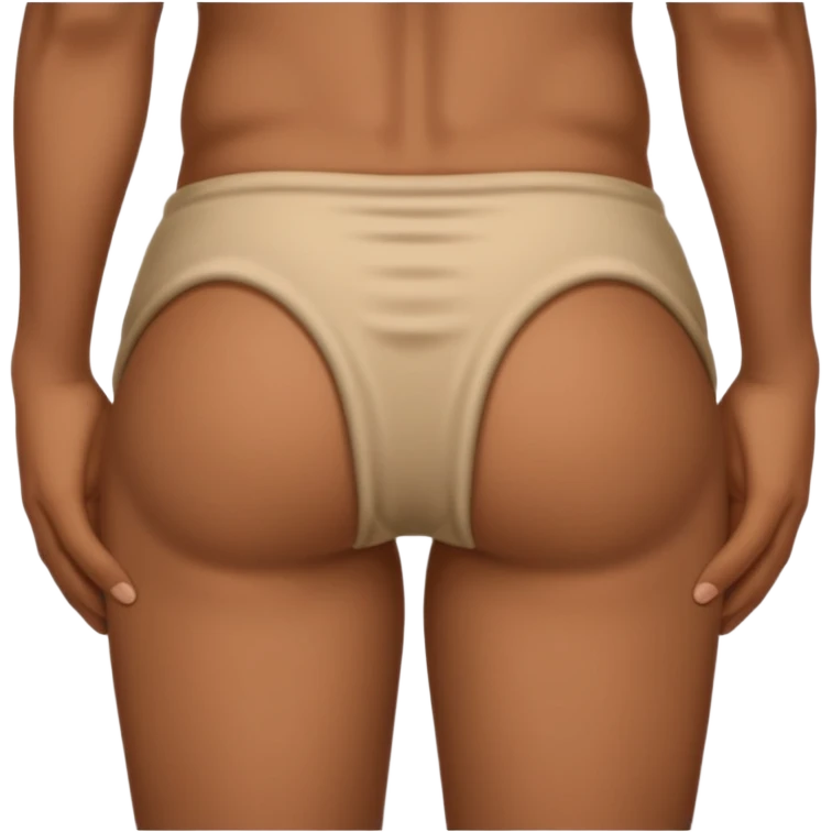Holding butt with one hand underneath like your holding a poop in  emoji
