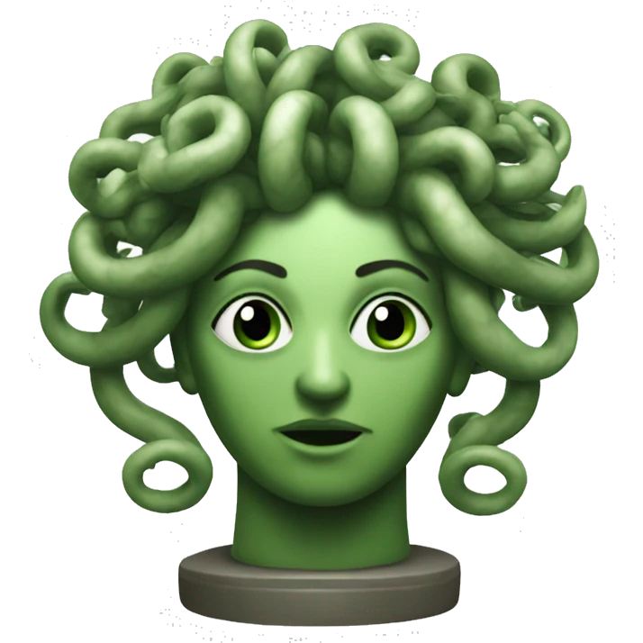 Medusa statue  emoji