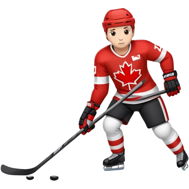 elbows up hockey canadian flag emoji