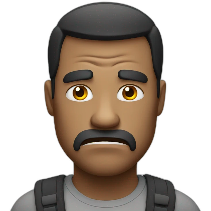 angry man  emoji