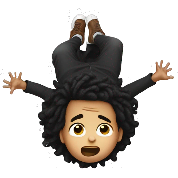 upside-down solo boy realism emoji