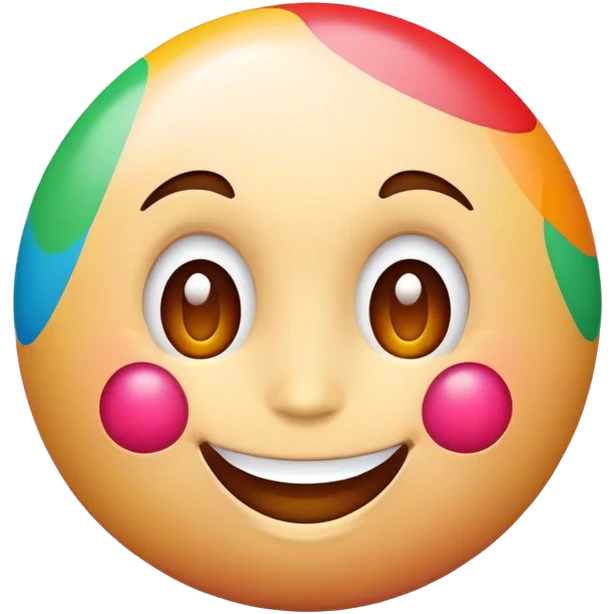 smile face and balls emoji