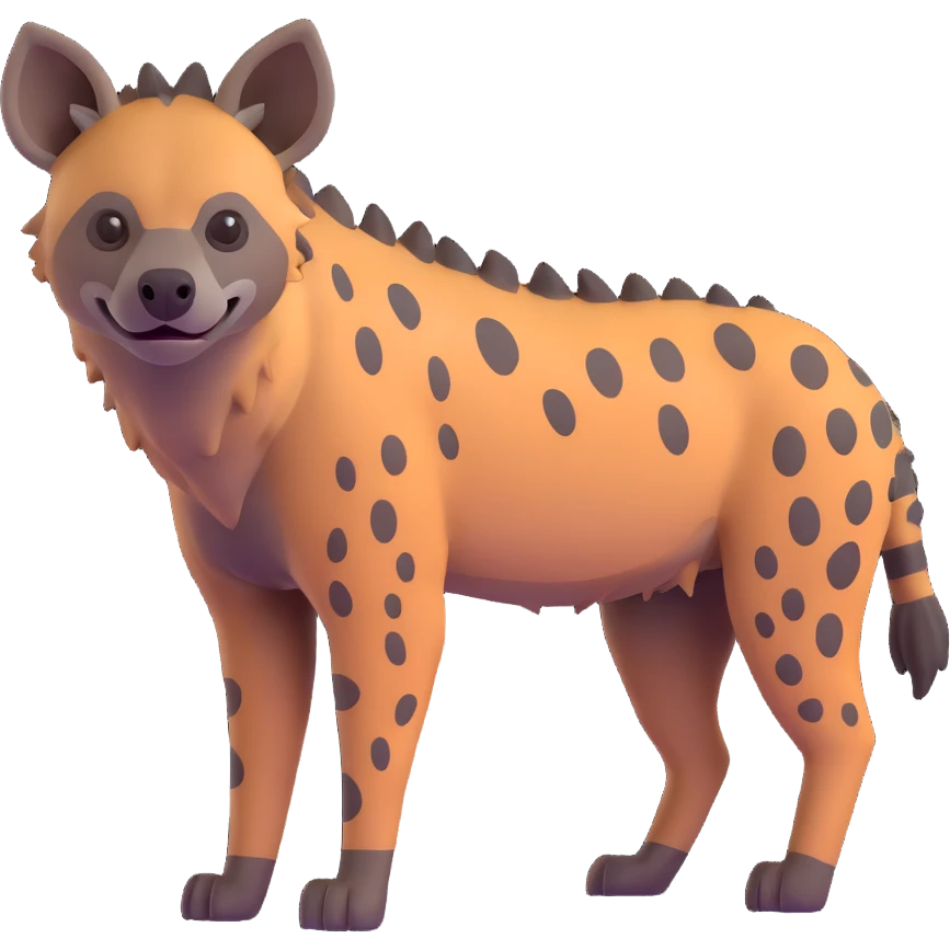 Realistic Hyena emoji