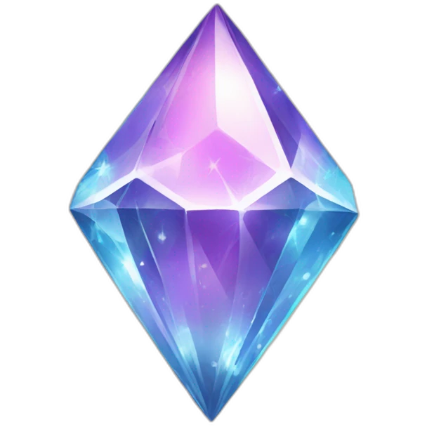 shining magic crystal emoji