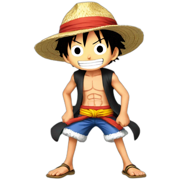 luffy one piece emoji