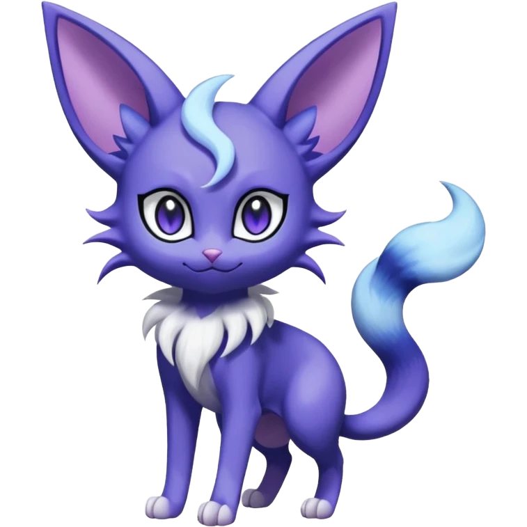 Espeon-Meowstic-Fakémon-hybrid-creature (full body)  emoji