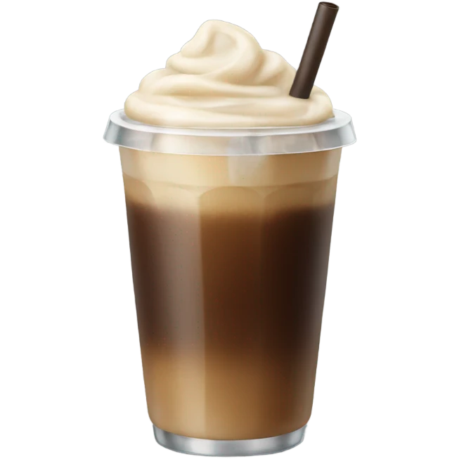 Ice coffee emoji