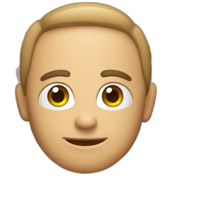 Computer display with video call emoji