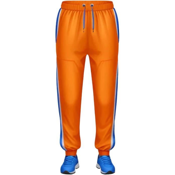Tracksuit bottom orange emoji