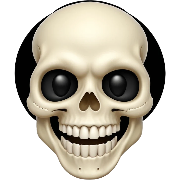 Skull laughing funny emoji