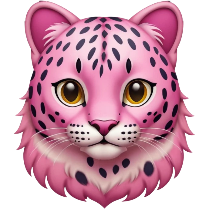 pink leopard emoji