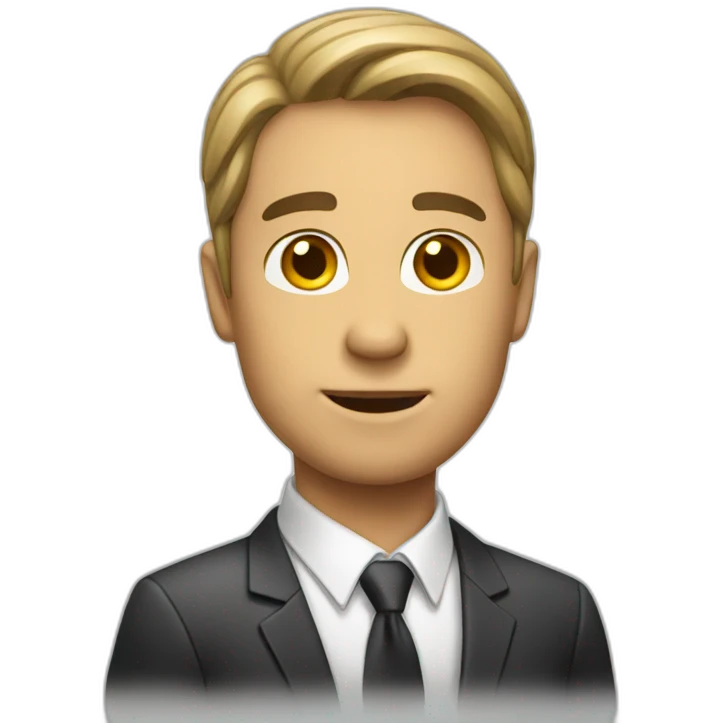 Businessman like emoji
