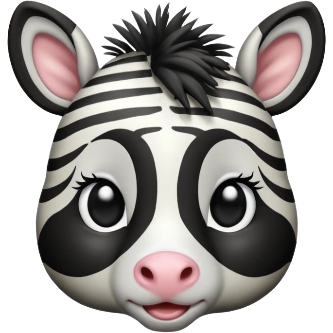 cute baby zebra emoji