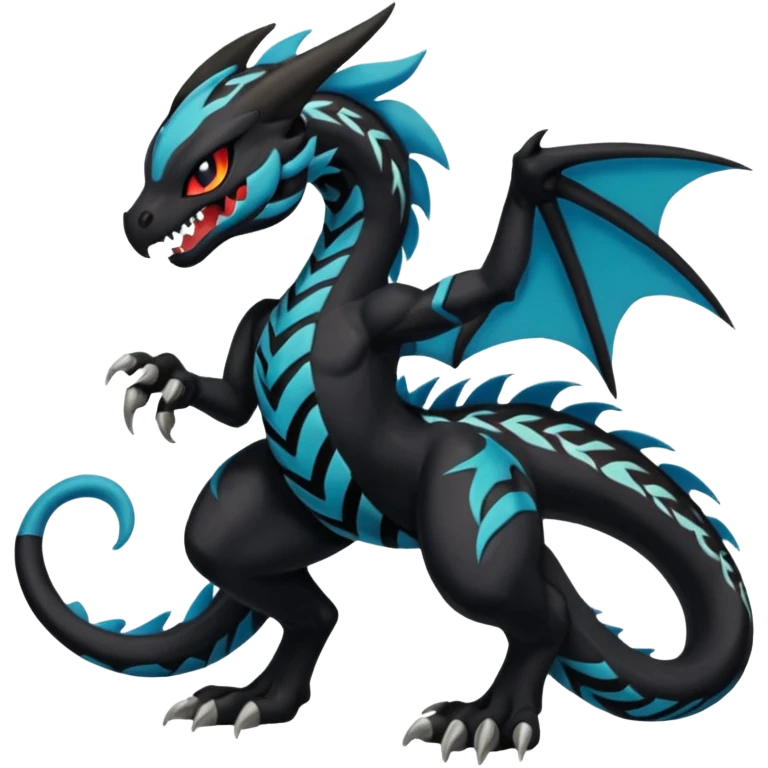 Meloetta-Venom-Stitch-Zekrom-Salandit-fusion, full body, tribal markings  emoji