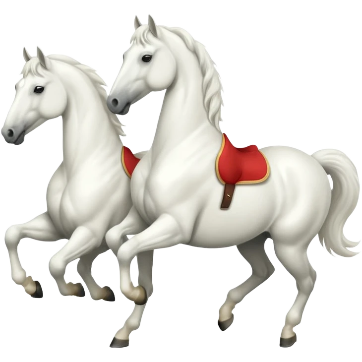 lipizzaner horses emoji