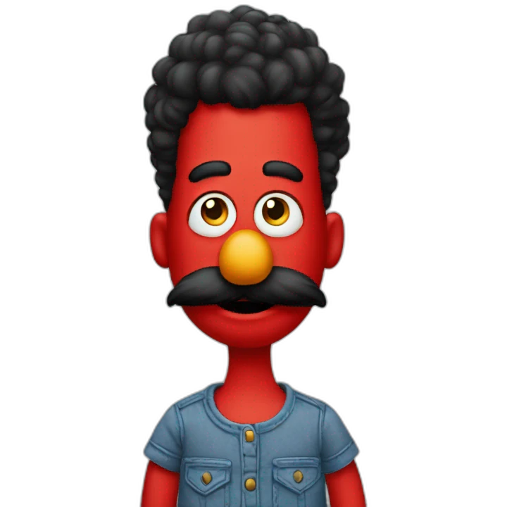 elmo flattop emoji
