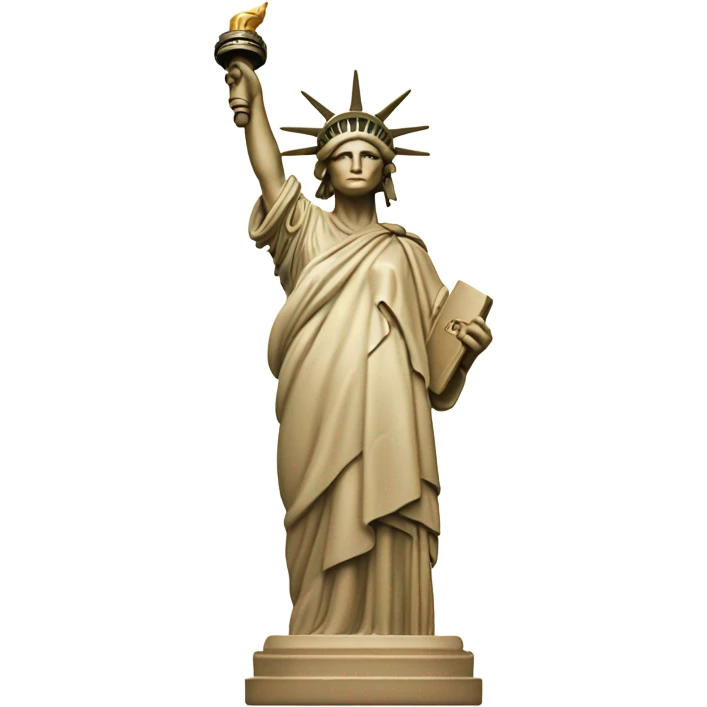 Beige Statue of Liberty  emoji