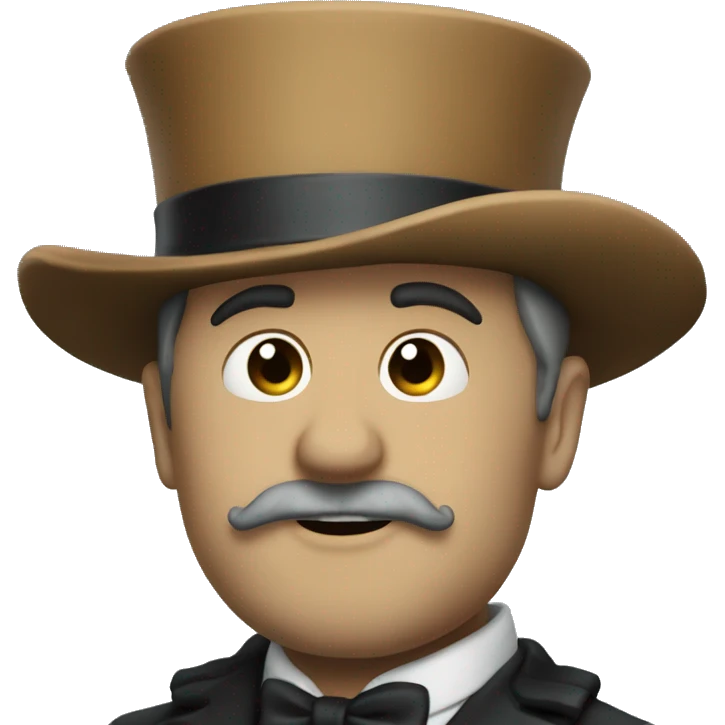 Tiburon con tophat  emoji