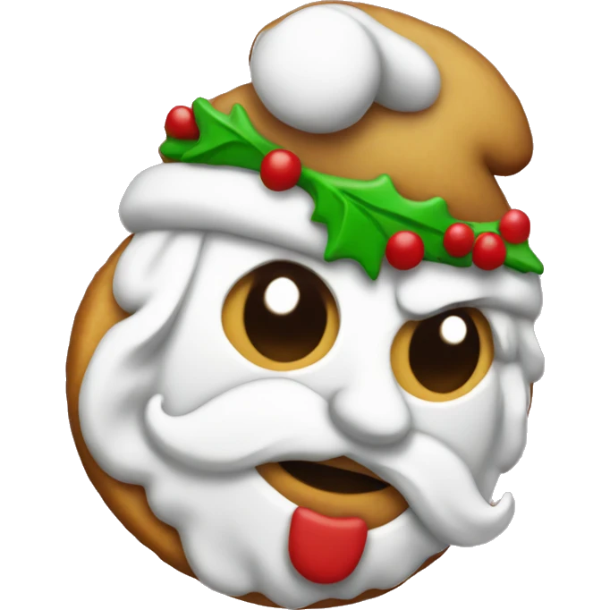 christmas cookie emoji