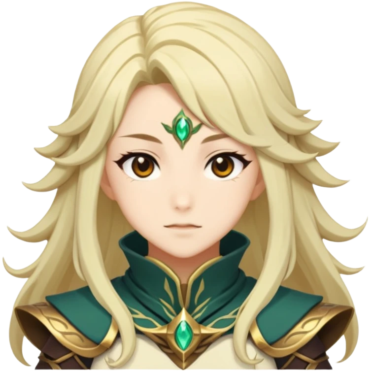 Nahida The Dendro Archon from Genshin Impact emoji