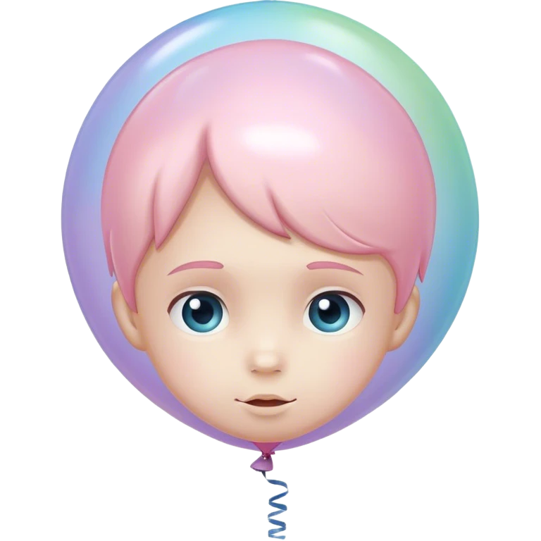 children's pastel balloon emoji