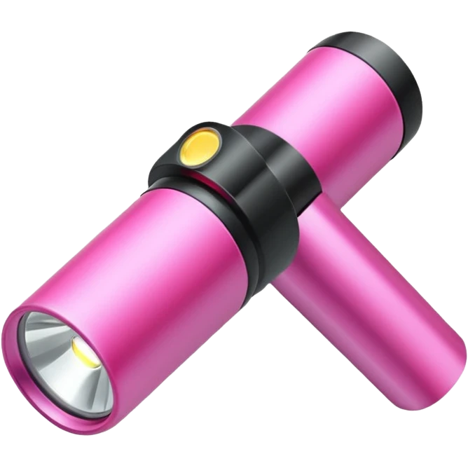 Pink flashlight  emoji