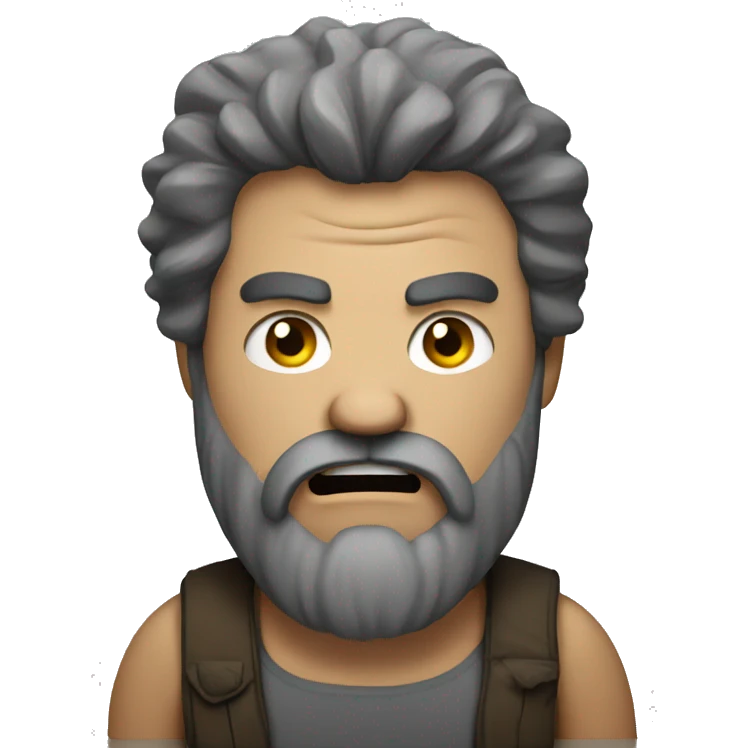 angry bearded man emoji